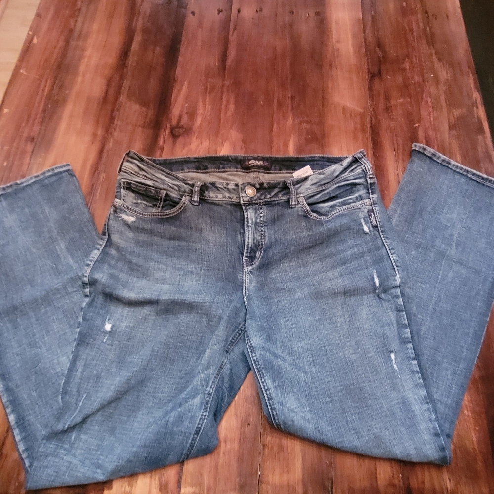 Silver jeans